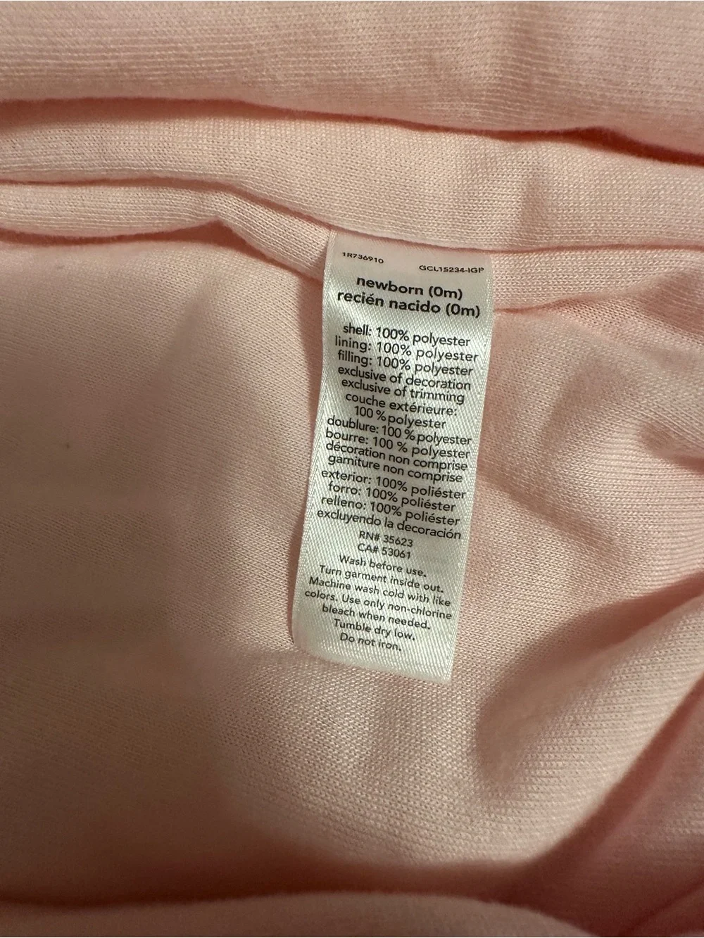 Carter's Pink Plush Hooded Baby Snowsuit with Bear Feet